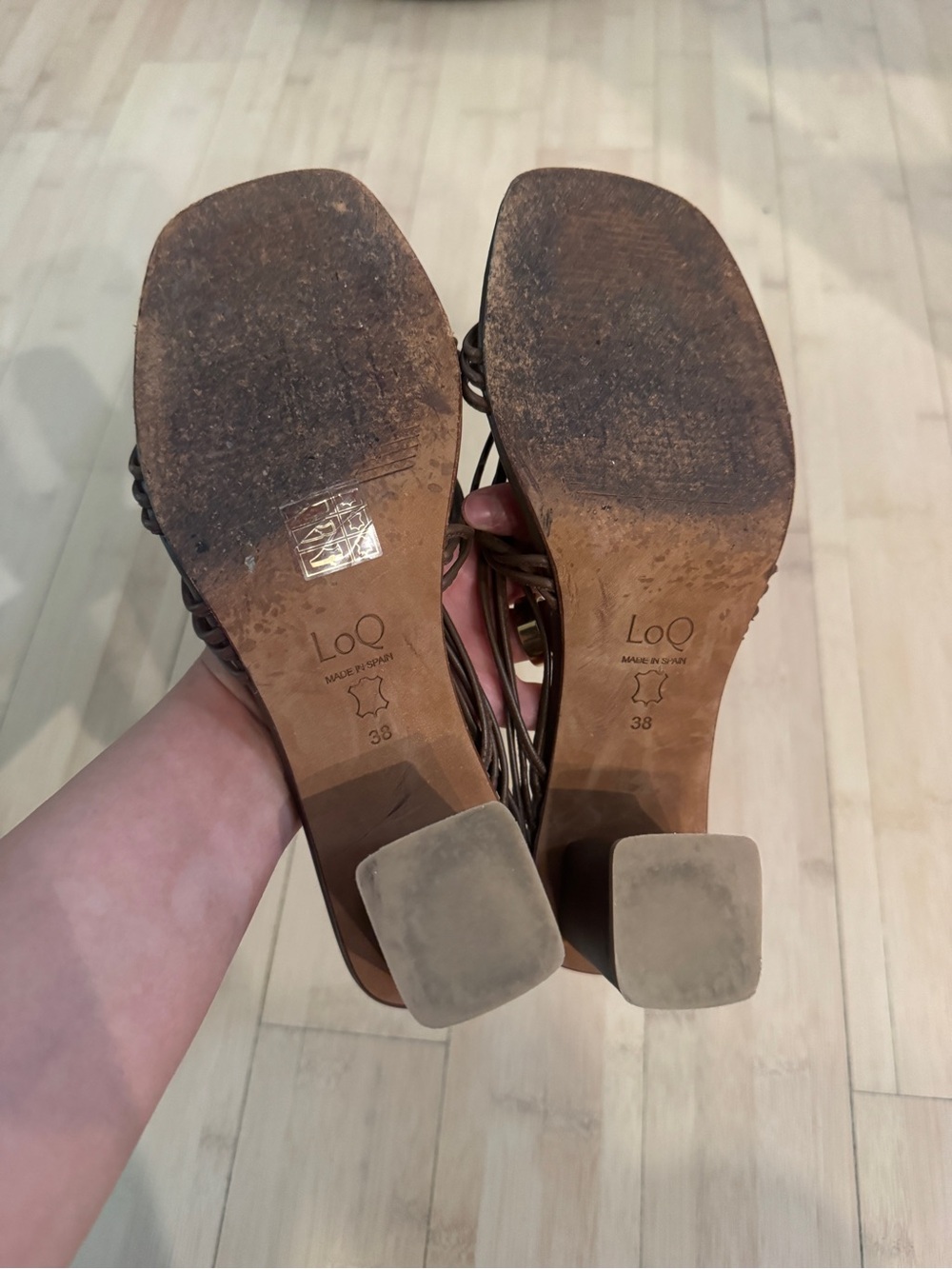 LOQ Paola Sandal in Mousse Sz 38 - Picture 2 of 4